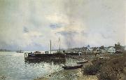 Levitan, Isaak After the rain. Pljos painting